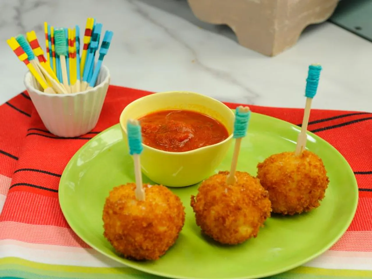 Tasty Vegetable Rice Balls recipe