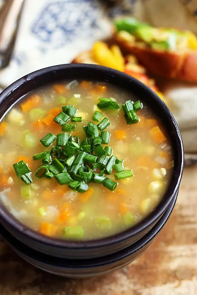 sweet corn soup recipe