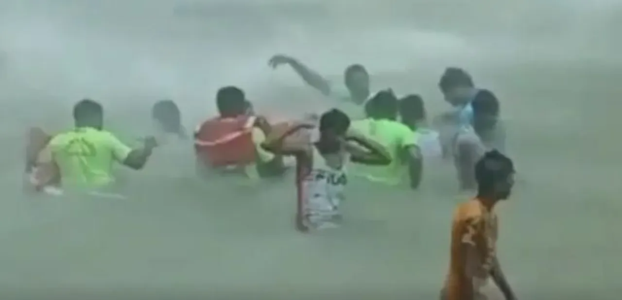 Tamil Nadu, Boy washed out,