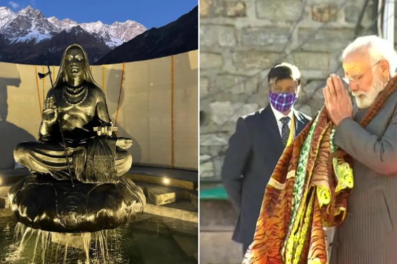 PM Modi unveils the statue of Adi Shankaryacharya, offers prayer in Kedarnath