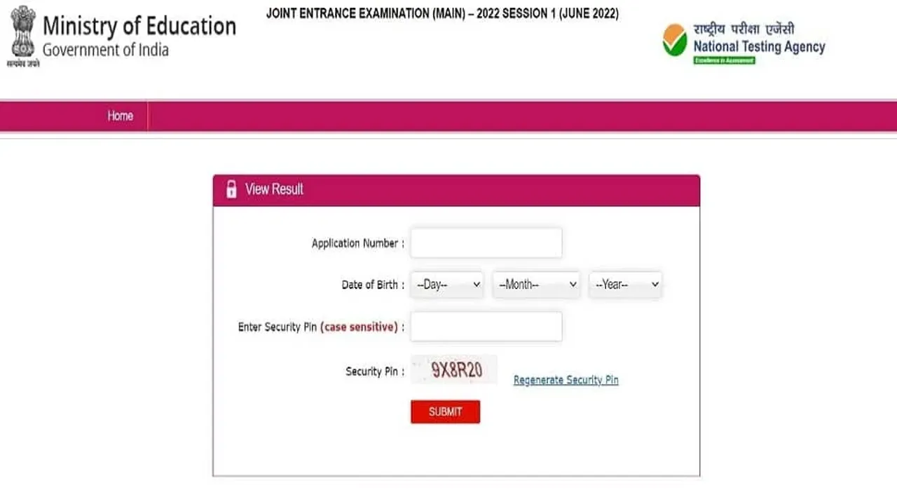 JEE Main Result