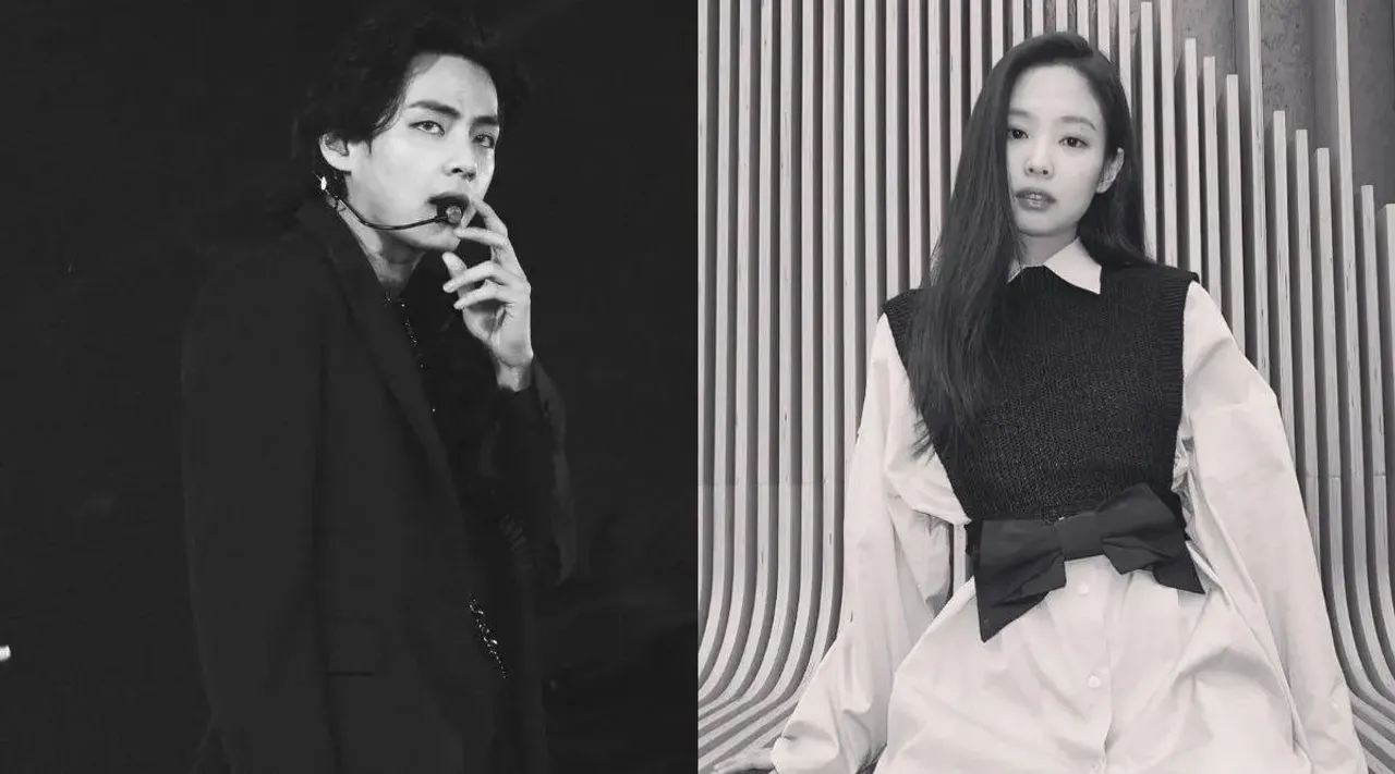 BTS's V and Blankpink's Jenny