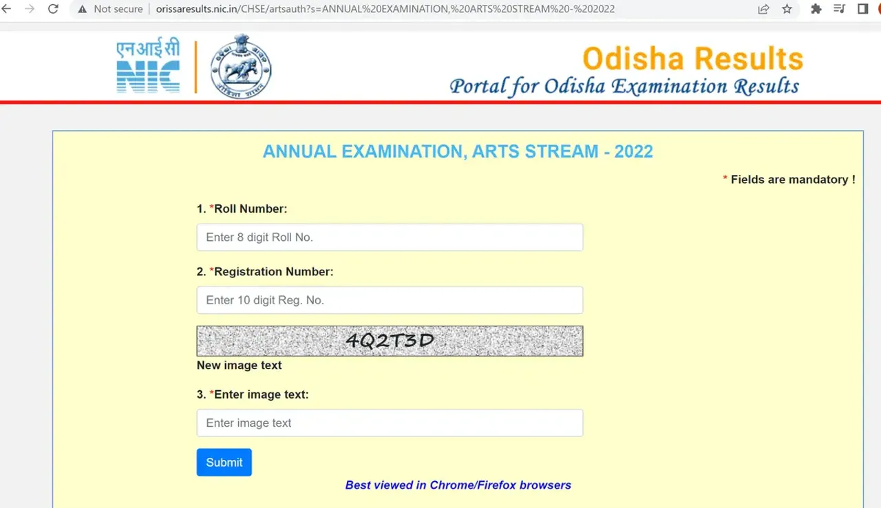 CHSE Odisha Result 2022