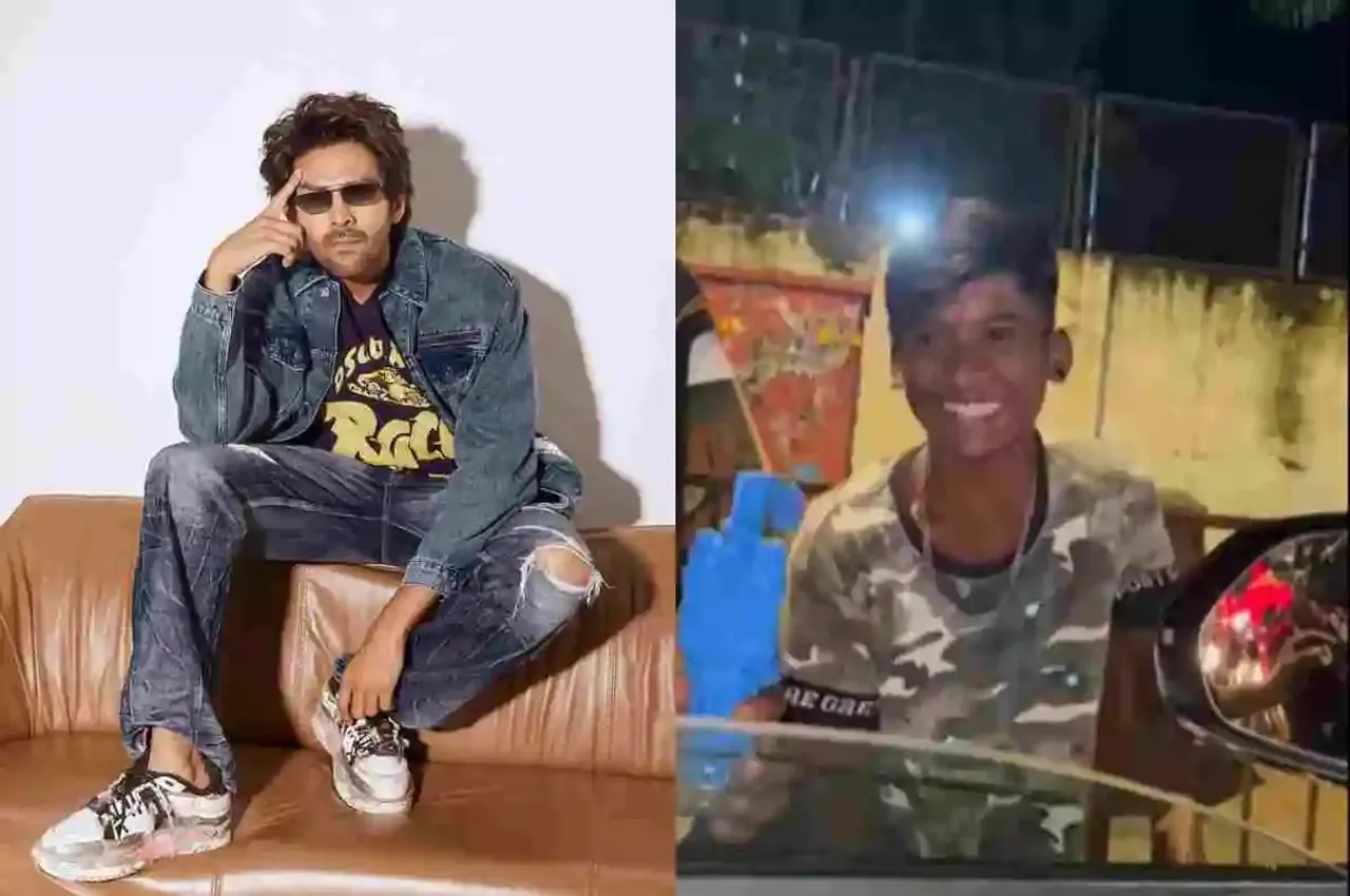 A young street vendor turns out to be a Kartik Aaryan fan; watch this warm video