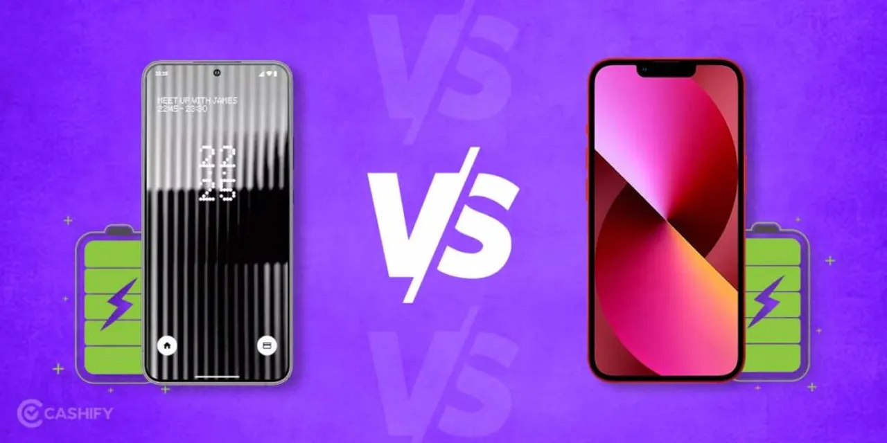 Nothing Phone 1 vs Apple iPhone 14