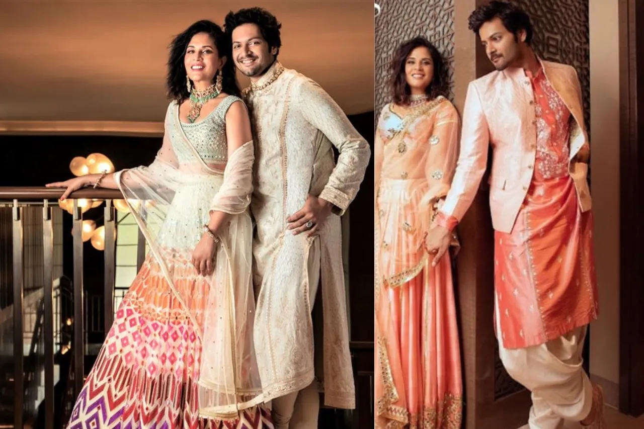 Ali Fazal and Richa Chadha