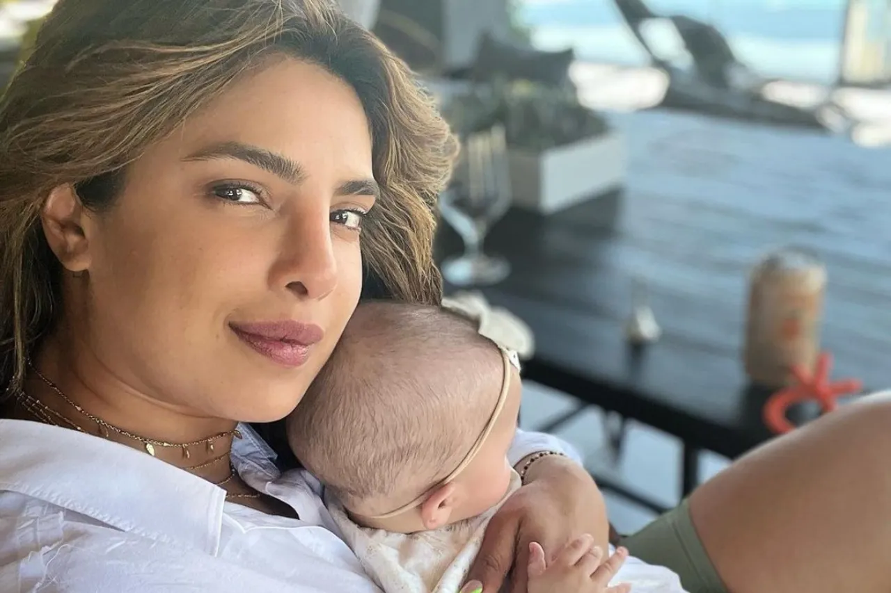 Priyanka Chopra with her Daughter