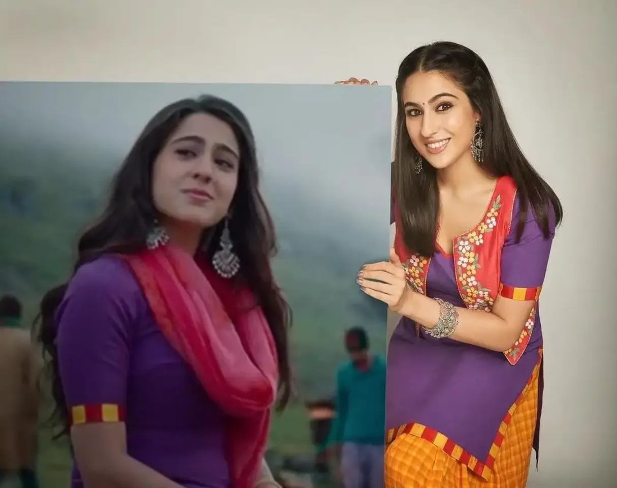 Sara Ali Khan remembers her ‘Kedarnath’ days by repeating her iconic outfit of the character, Mukku
