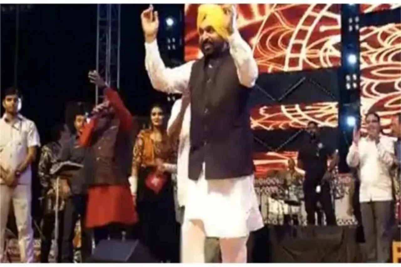 Bhagwant Mann Garba video