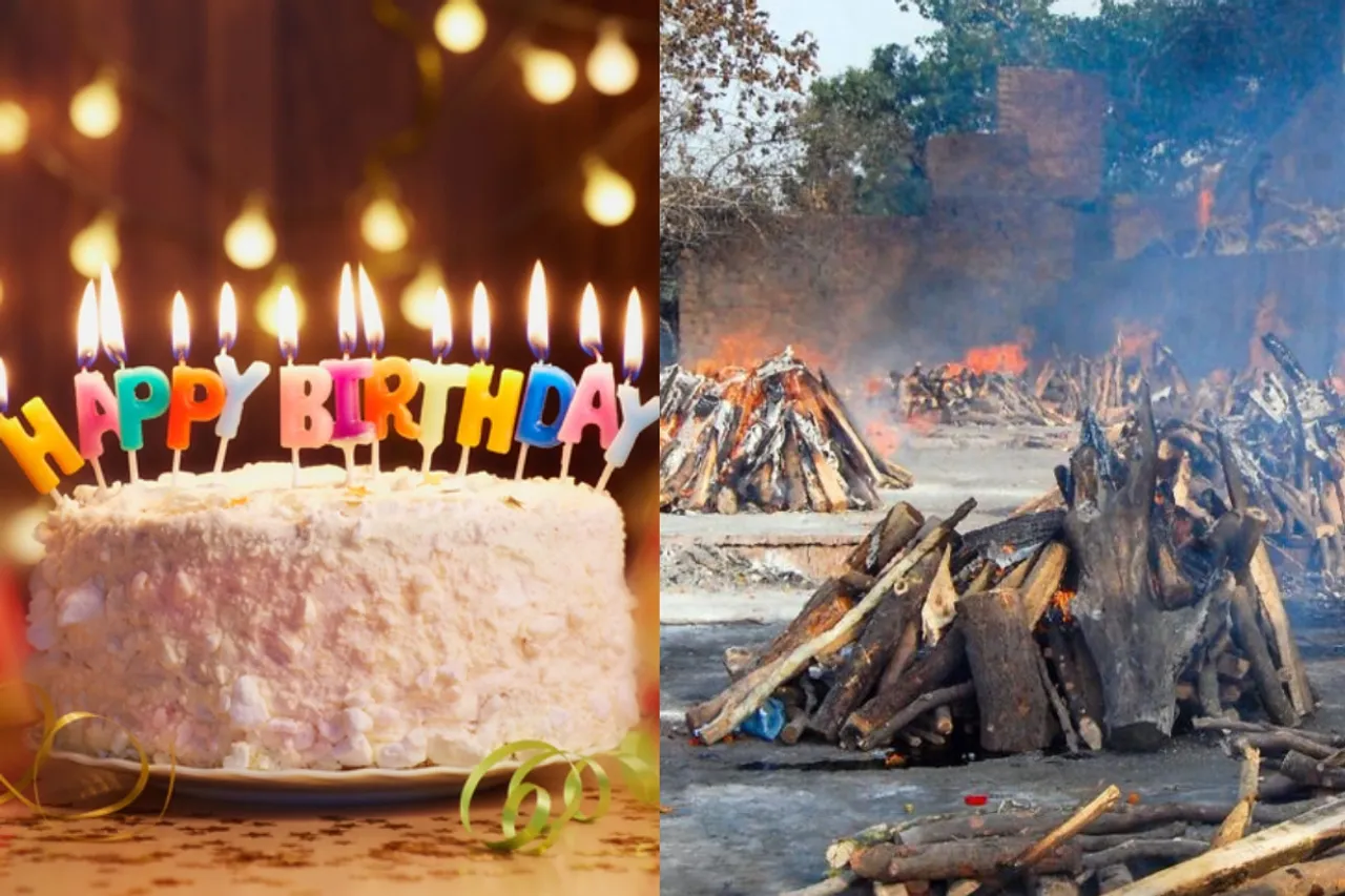 Birthday in crematorium