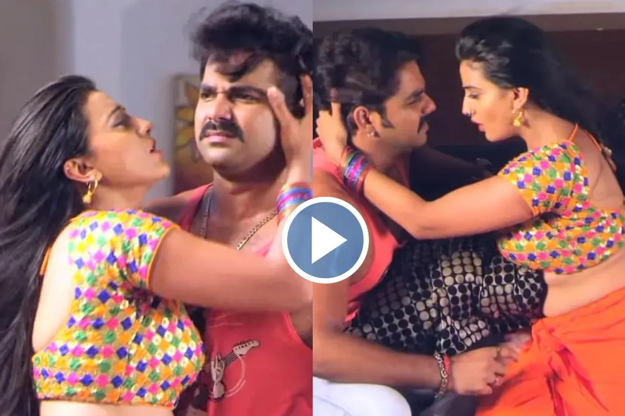 Pawan Singh and Akshara Singh