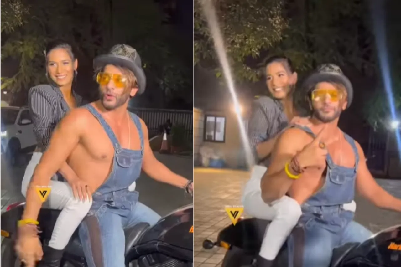 Poonam Pandey and Karanvir Bohra
