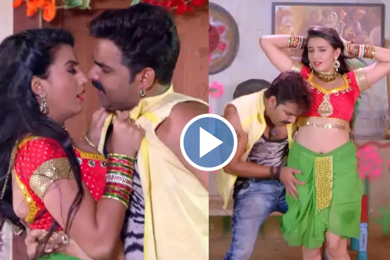 Pawan Singh and Akshara Singh
