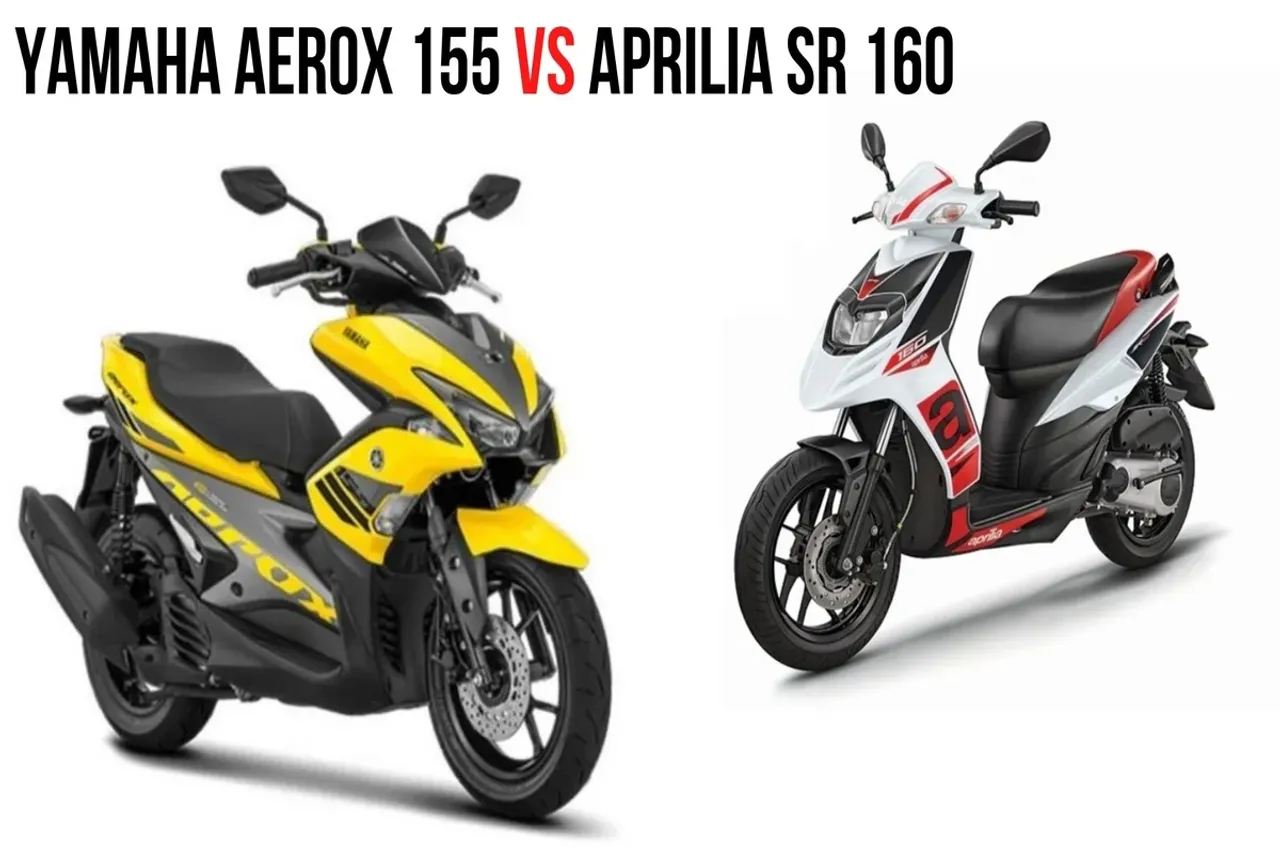 Yamaha Aerox-155 vs Aprilia SR-160