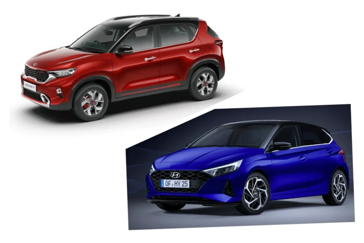 Hyundai i20 vs Kia Sonet