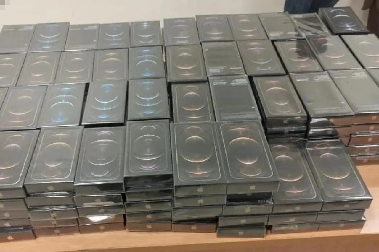 iPhones seized