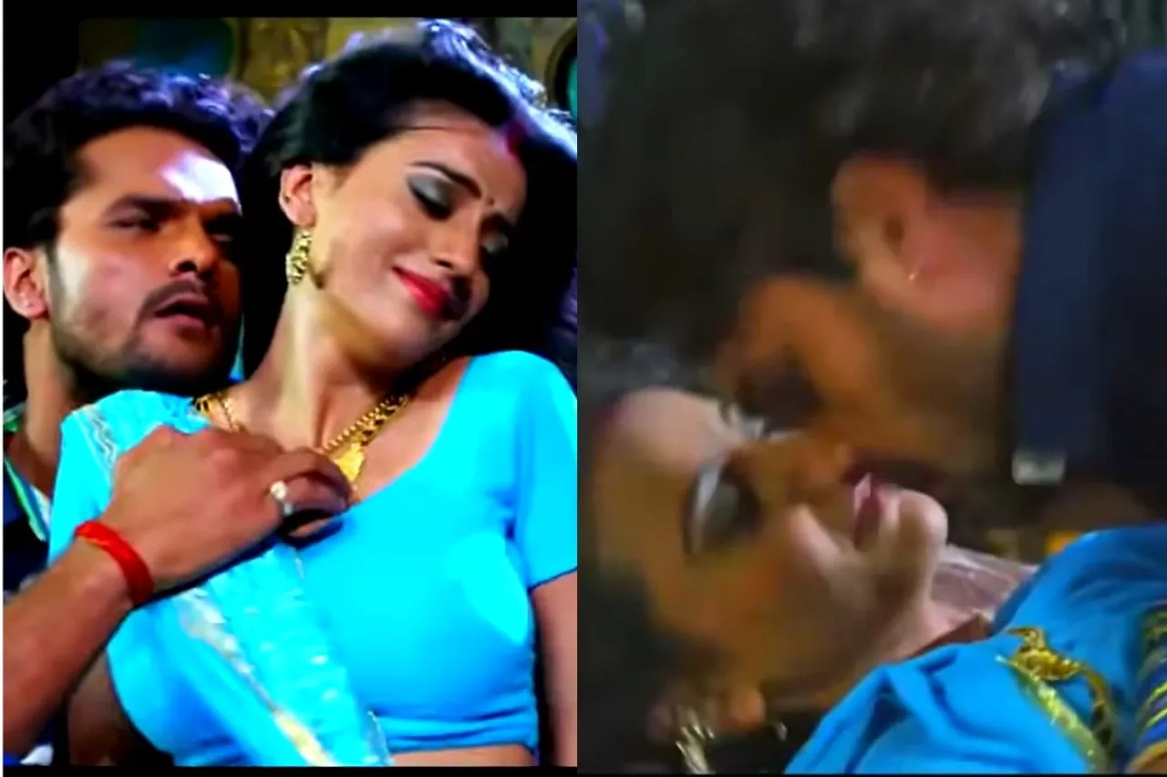 Khesari Lal and Akshara Singh