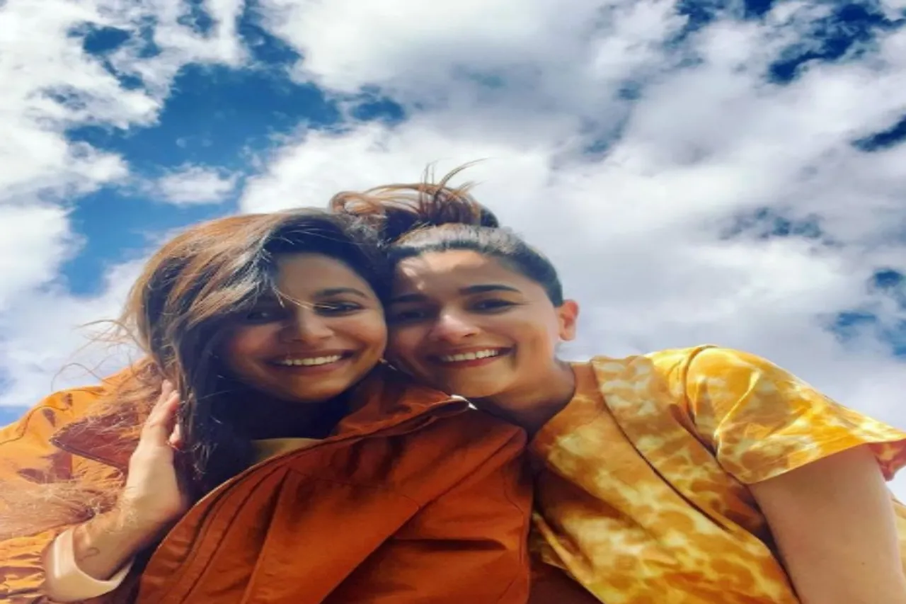 Alia Bhatt and Shaheen Bhatt