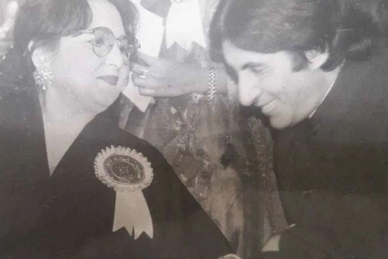 Amitabh Bachchan and Tabassum