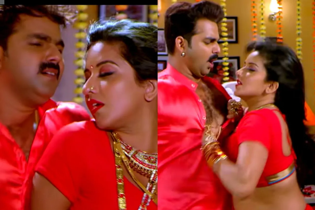 Pawan Singh and Monalisa:
