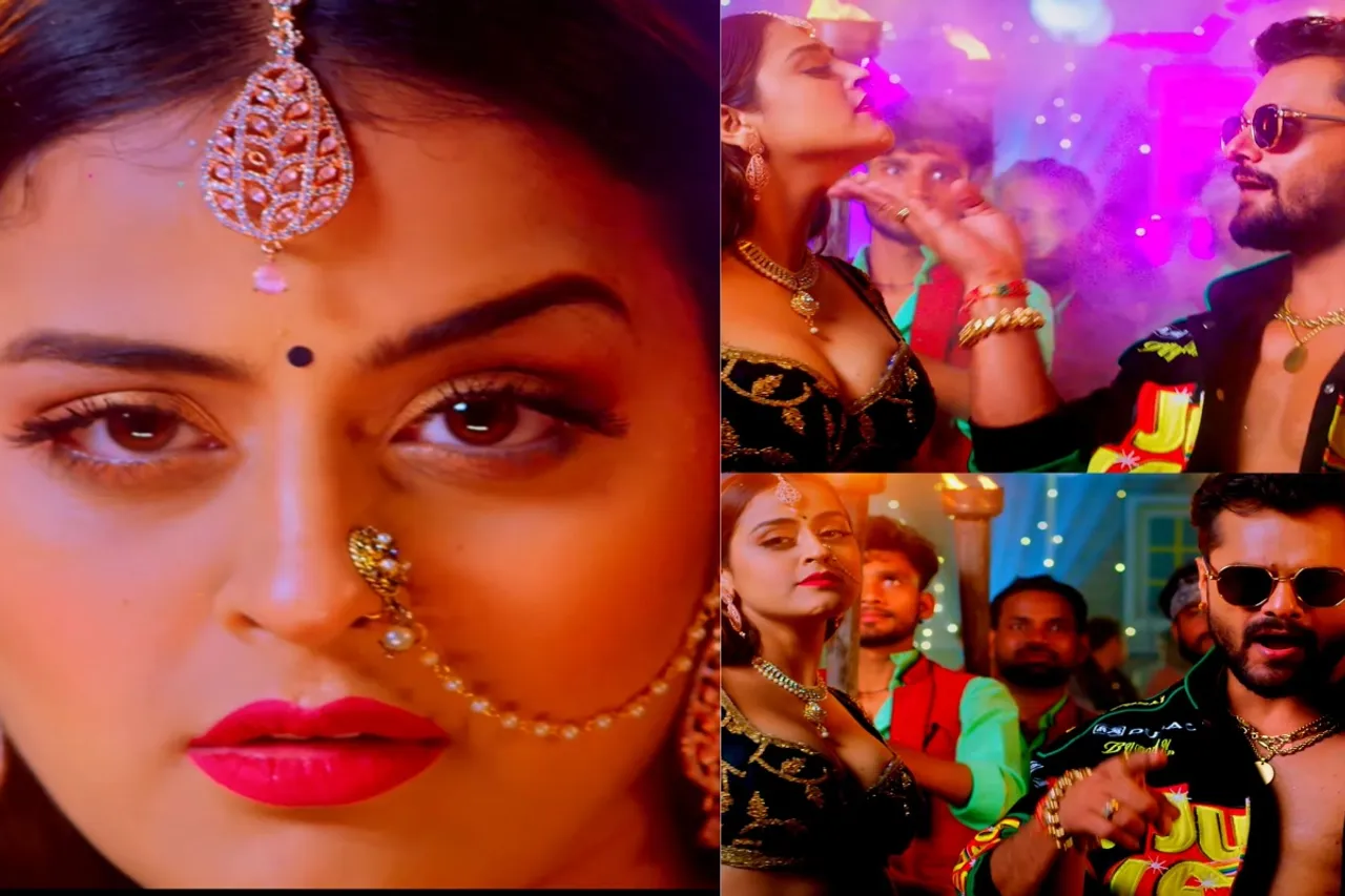 Khesari Lal Yadav and Anupama Yadav
