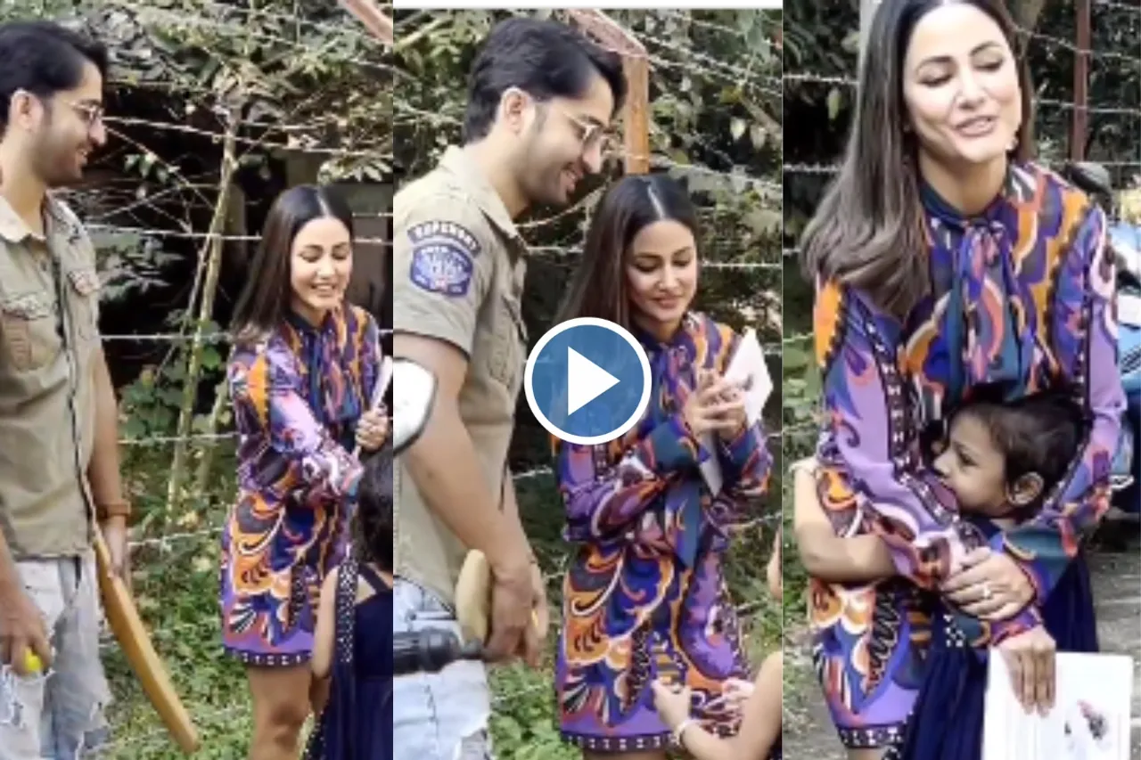 Hina Khan and Shaheer Sheikh