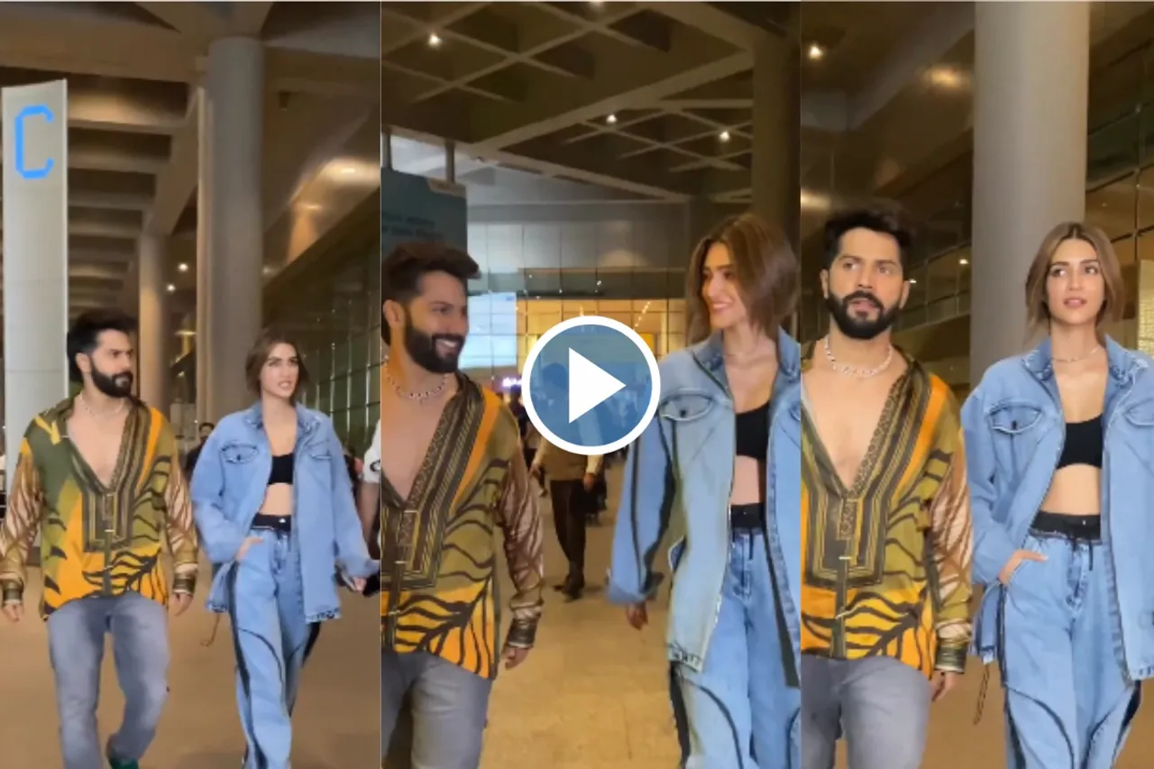 Kriti Sanon and Varun Dhawan
