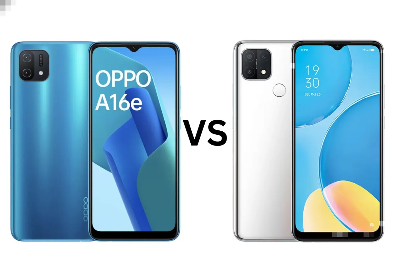 OPPO A16e VS OPPO A15