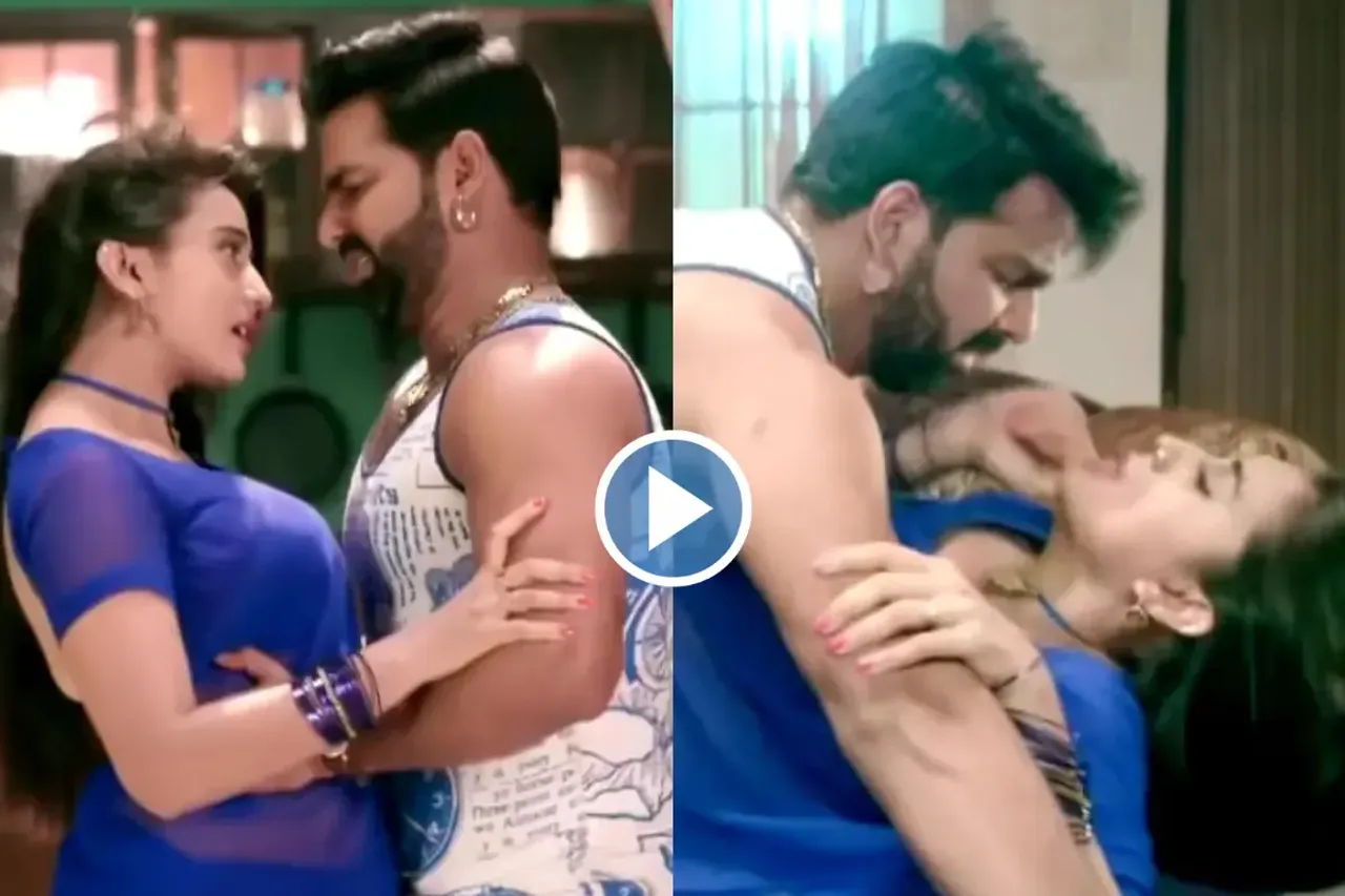 Pawan Singh and Akshara Singh