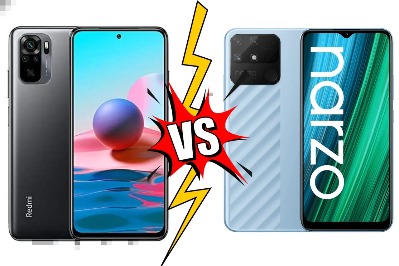 Redmi Note 10 VS Realme Narzo 50A