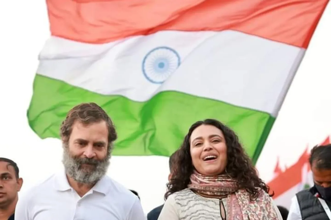 Swara Bhasker joins Bharat Jodo Yatra