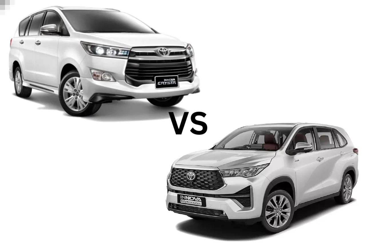 Toyota Innova Crysta VS Innova Hycross