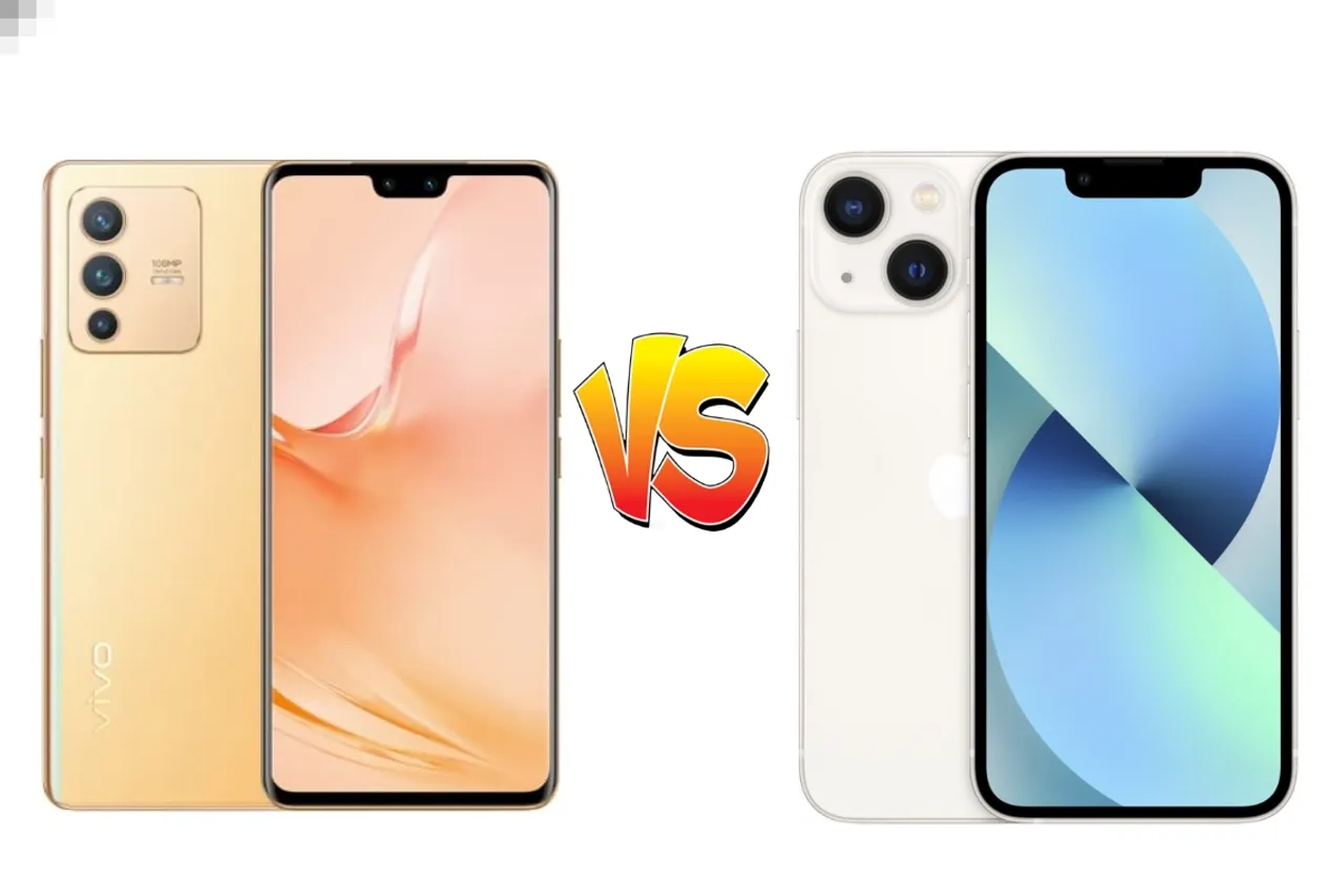 VIVO V23 vs iPhone 13