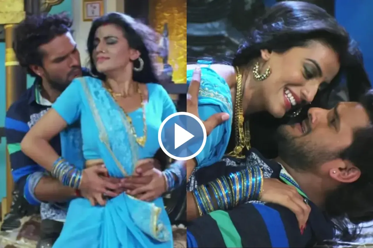 Khesari Lal and Akshara Singh