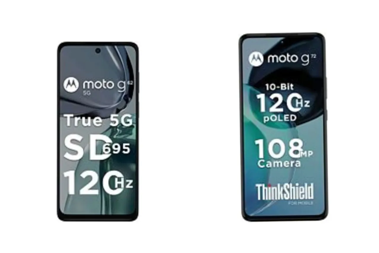 Moto G62 5G vs Moto G72