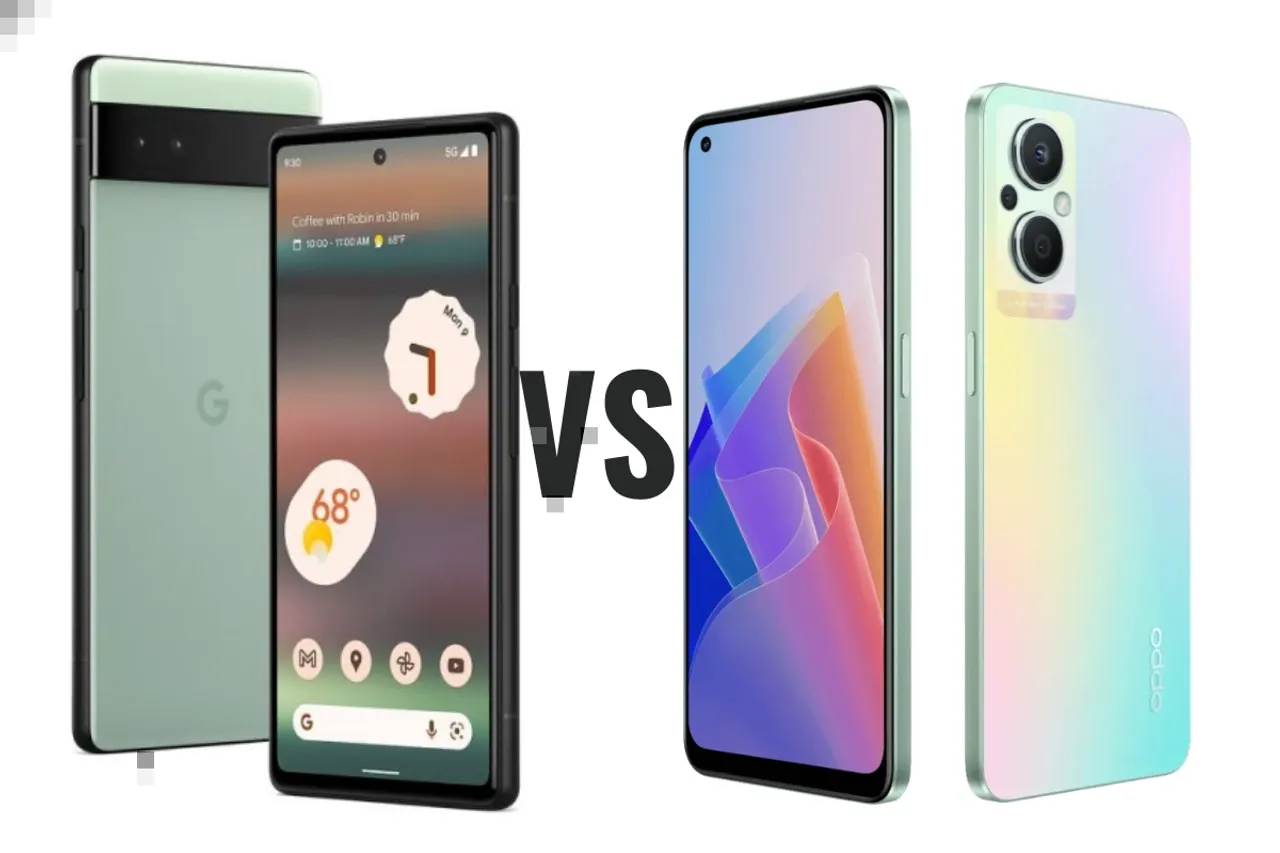 Google pixel 6A Vs the Oppo F21 Pro