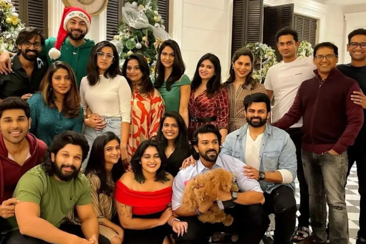 ‘Mega’ cousins Allu Arjun, Ram Charan and others get together and play Secret Santa game; Upasana Kamineni posts PIC