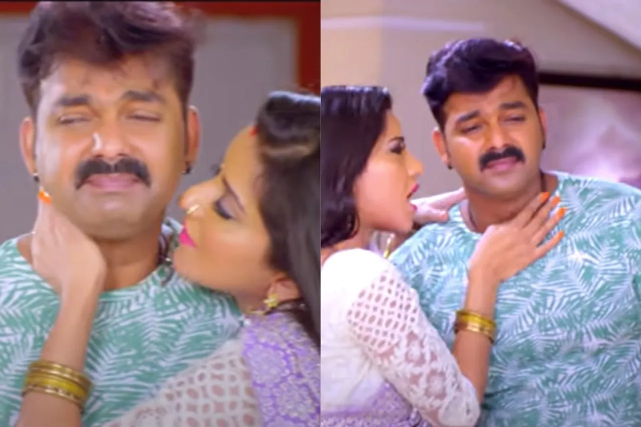 Pawan Singh and Monalisa