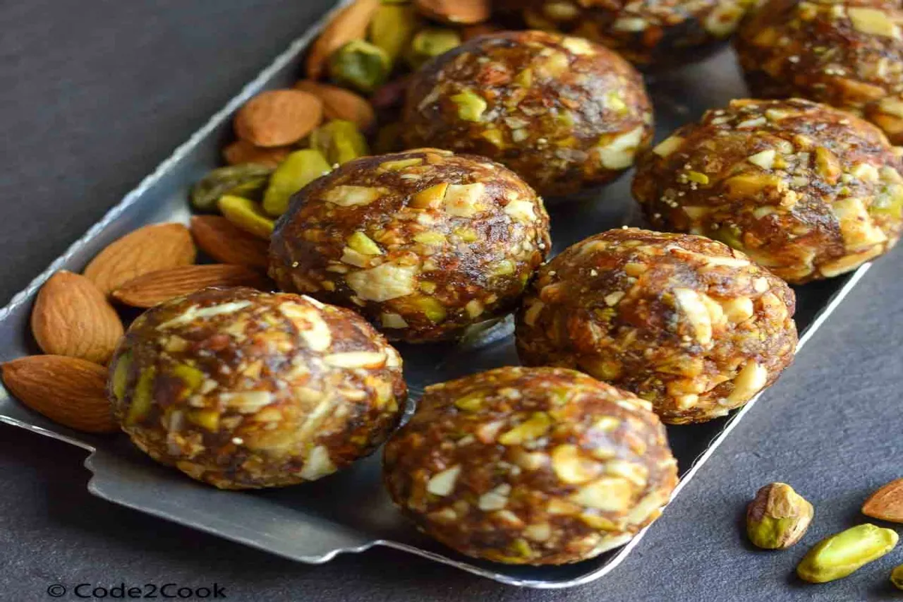 Sugar Free Dry Fruits Laddu Recipe