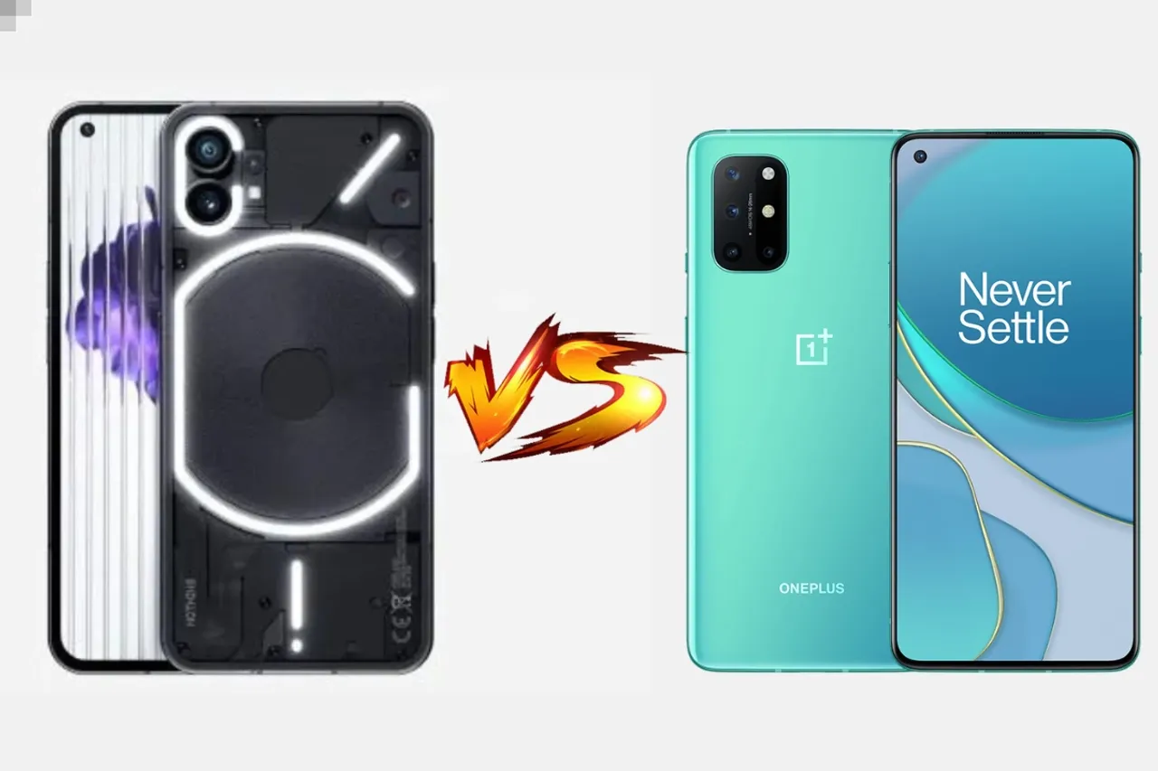 Nothing Phone 1 vs OnePlus 8T