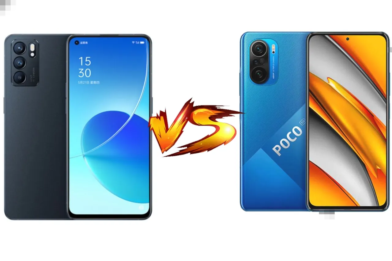 OPPO Reno 6 vs POCO F3