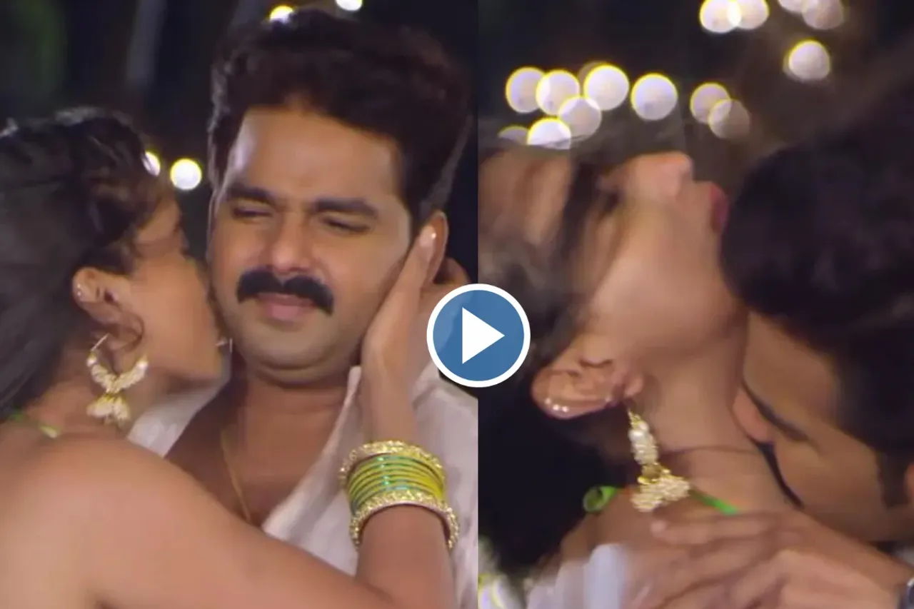 Pawan Singh and Akshara Singh