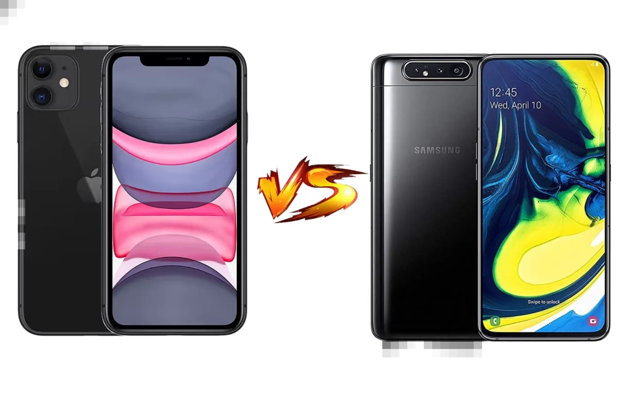 iPhone 11 vs Samsung Galaxy A80