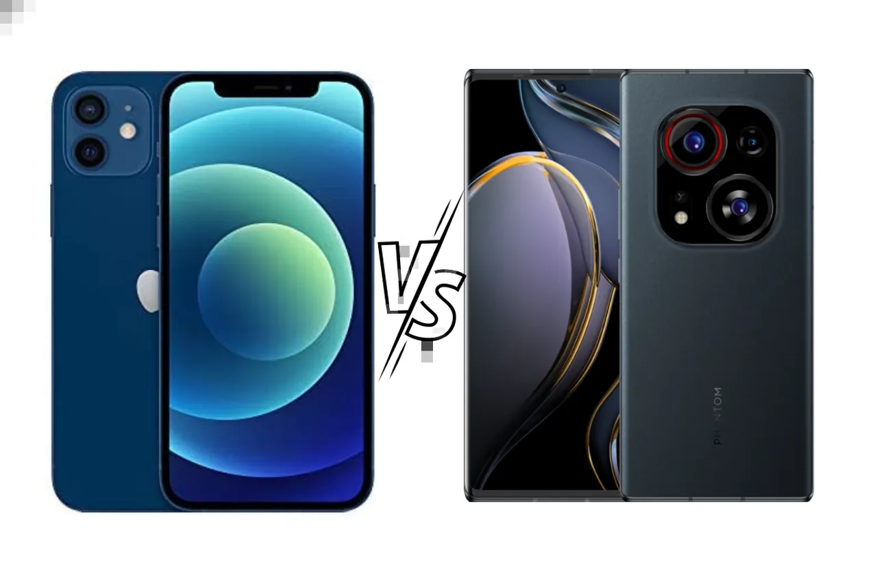 iPhone 12 and Tecno Phantom X2 Pro