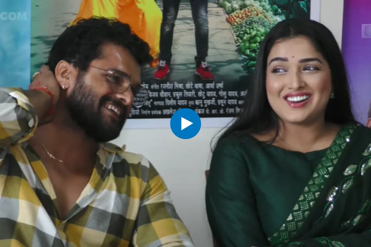 Khesari Lal Yadav and Amrapali Dubey