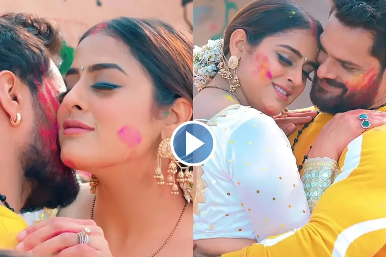 Khesari Lal and Yamini Singh