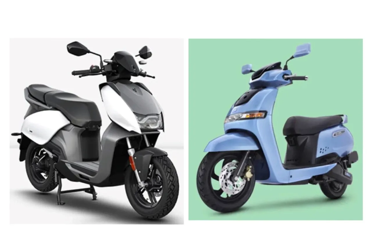 TVS iQube Vs Hero Vida V1