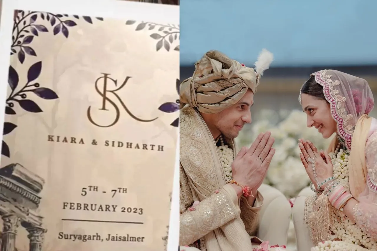 Kiara Advani and Sidharth Malhotra wedding