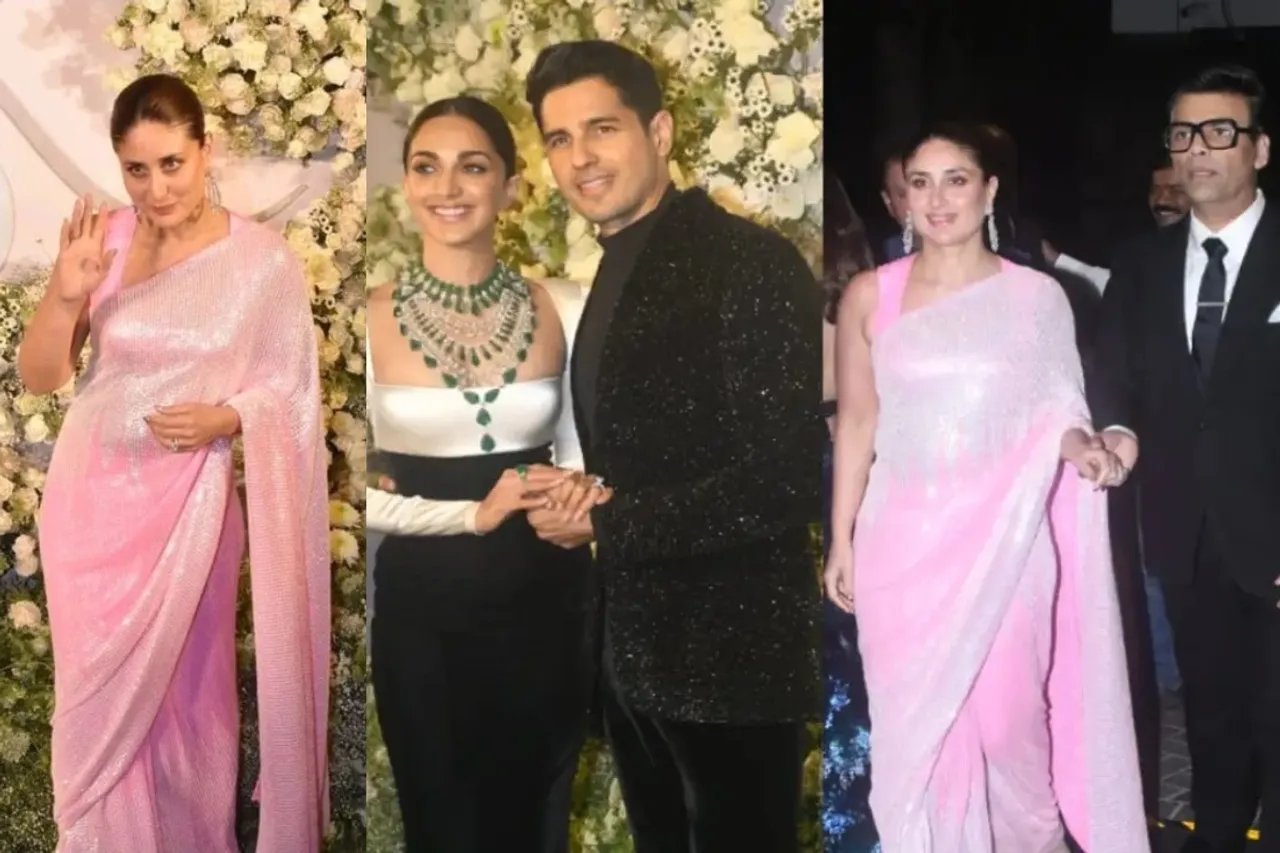 Kiara Advani and Sidharth Malhotra reception