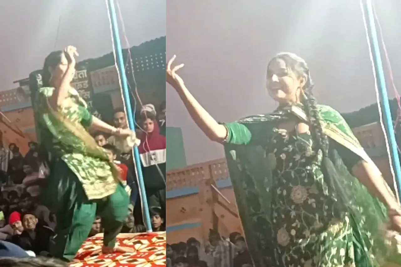 Haryanvi dance video